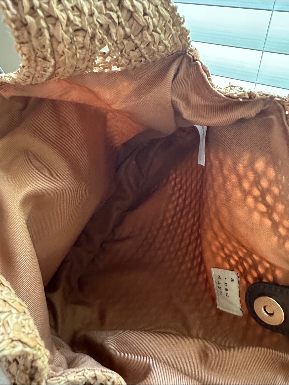 Carried once, straw shoulder bag - Picture 6 of 6